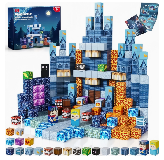 <b>Moonlit Castle</b> · Magnetic Blocks